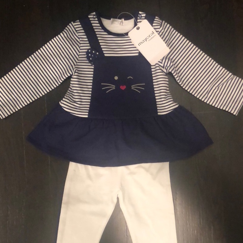 NWT Mayoral 12m Girls Outfit